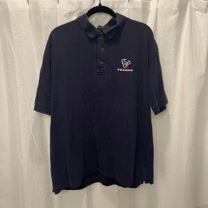 Navy blue Houston Texans polo shirt